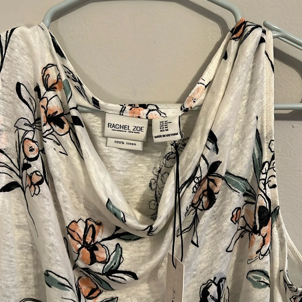 Rachel Zoe 100% Linen Top